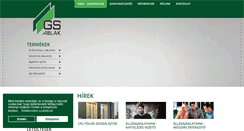 Desktop Screenshot of gsablak.hu